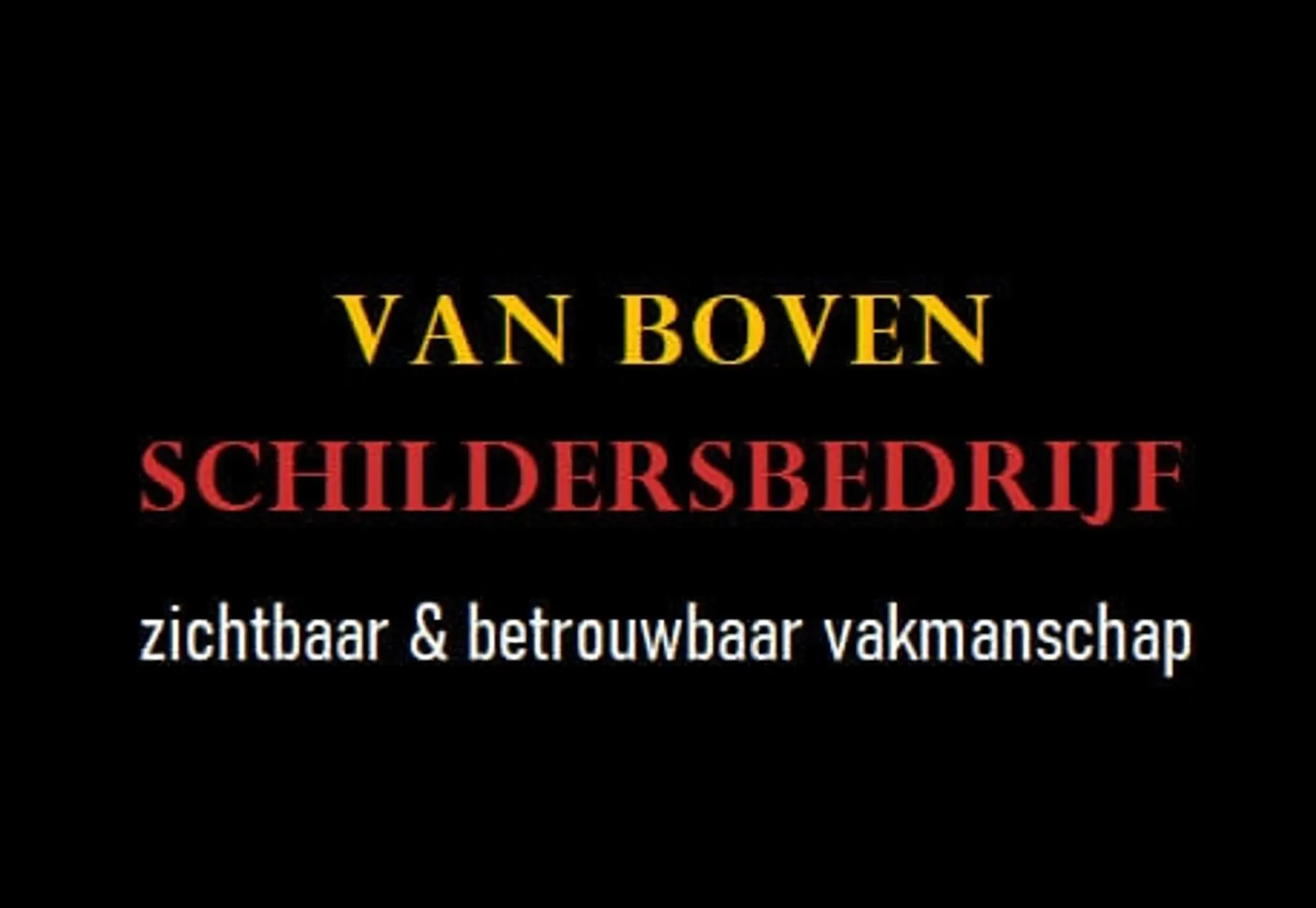 van Boven Schildersbedrijf