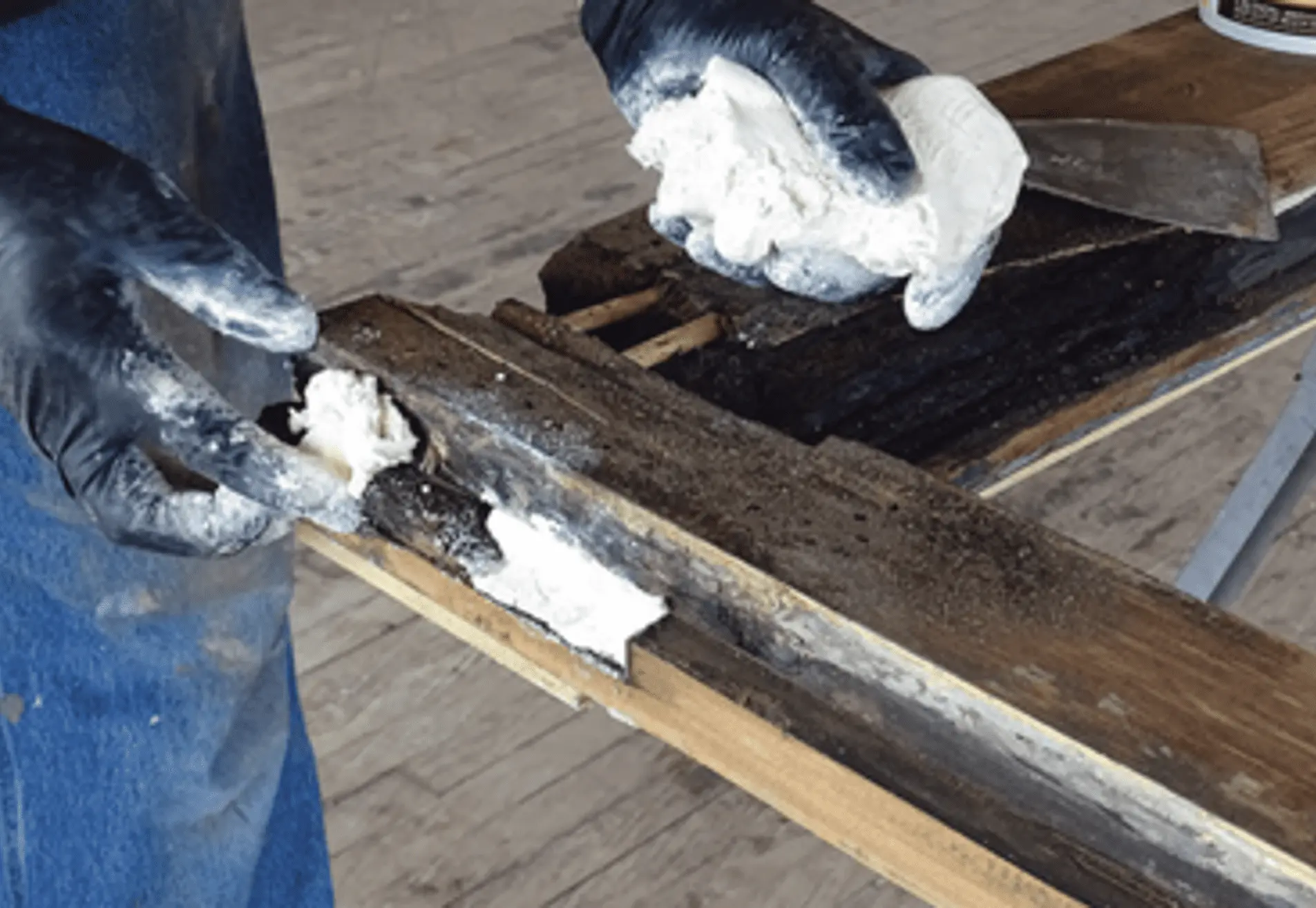 Verwijderen van houtrot