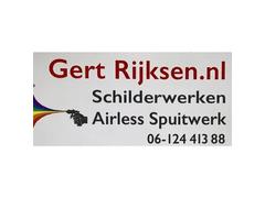 Schilder Gert Rijksen 