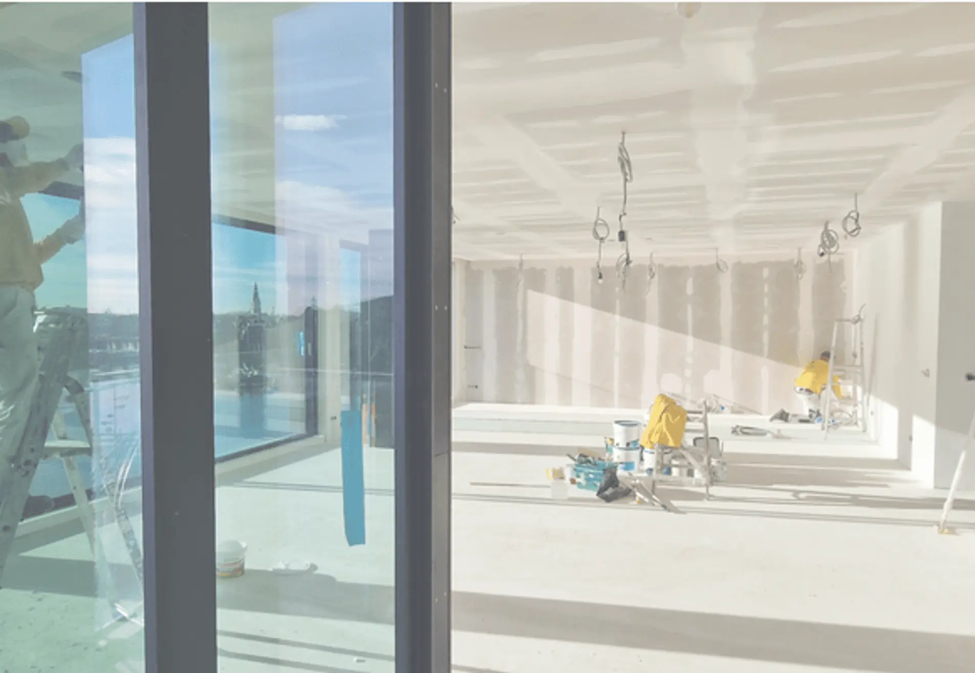 Ode Apartments schilderwerk