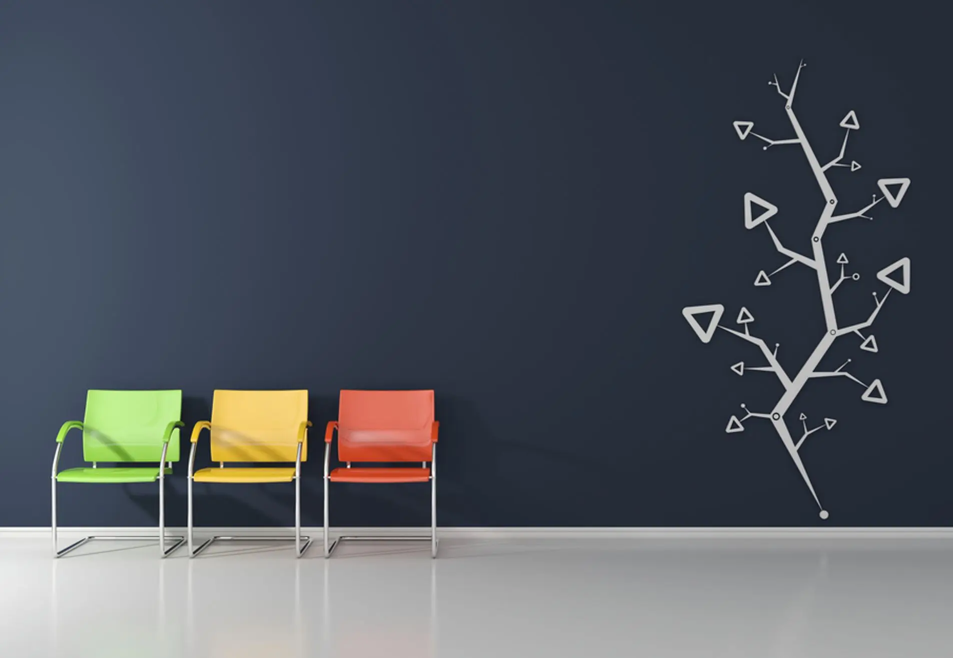 Binnen schilderwerk Tricolor