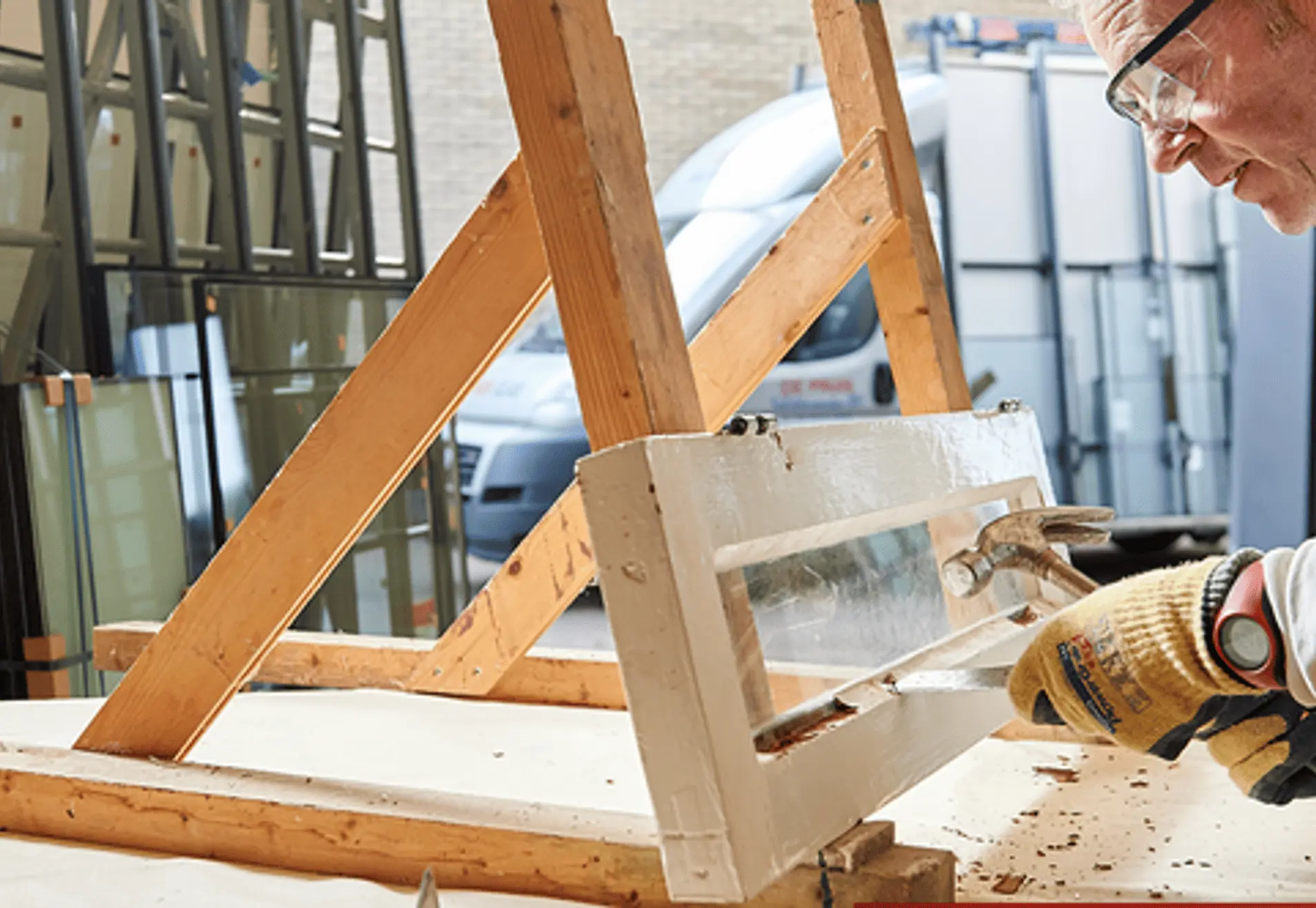 Restauratie werk in Elburg